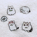 Hoya the Cat Enamel Pins