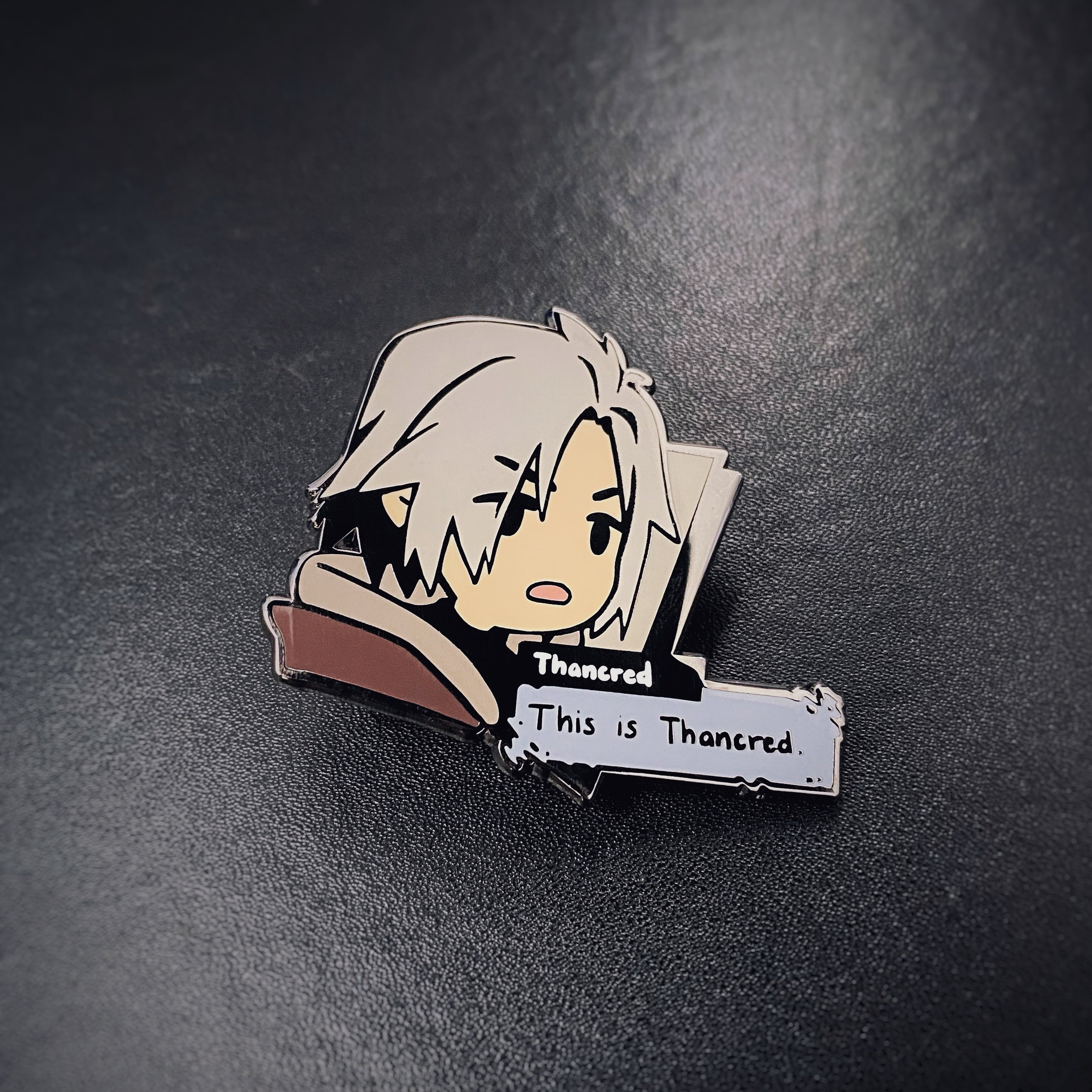 This is Thancred Enamel Pin
