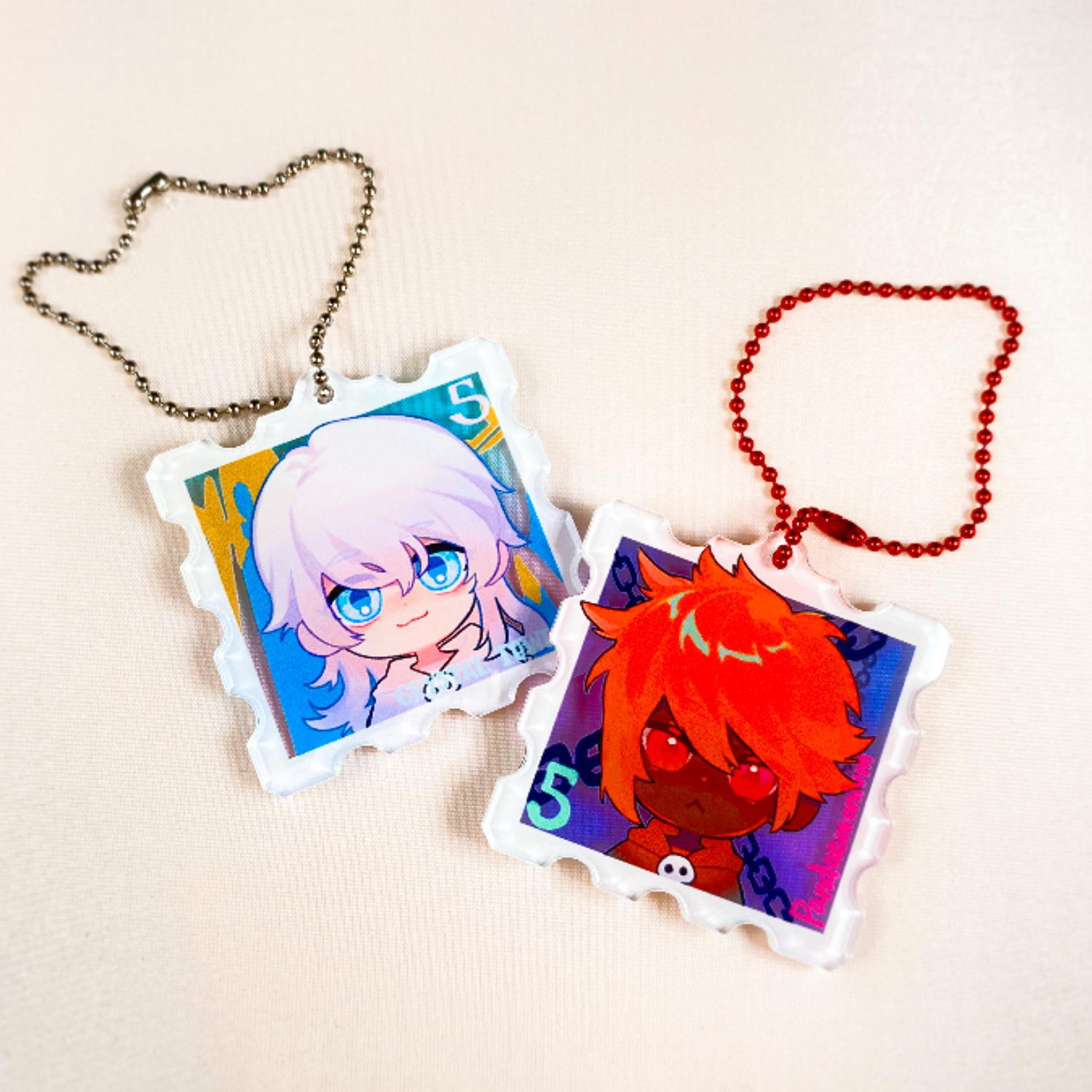 XIV: Ancient Stamp Keychain
