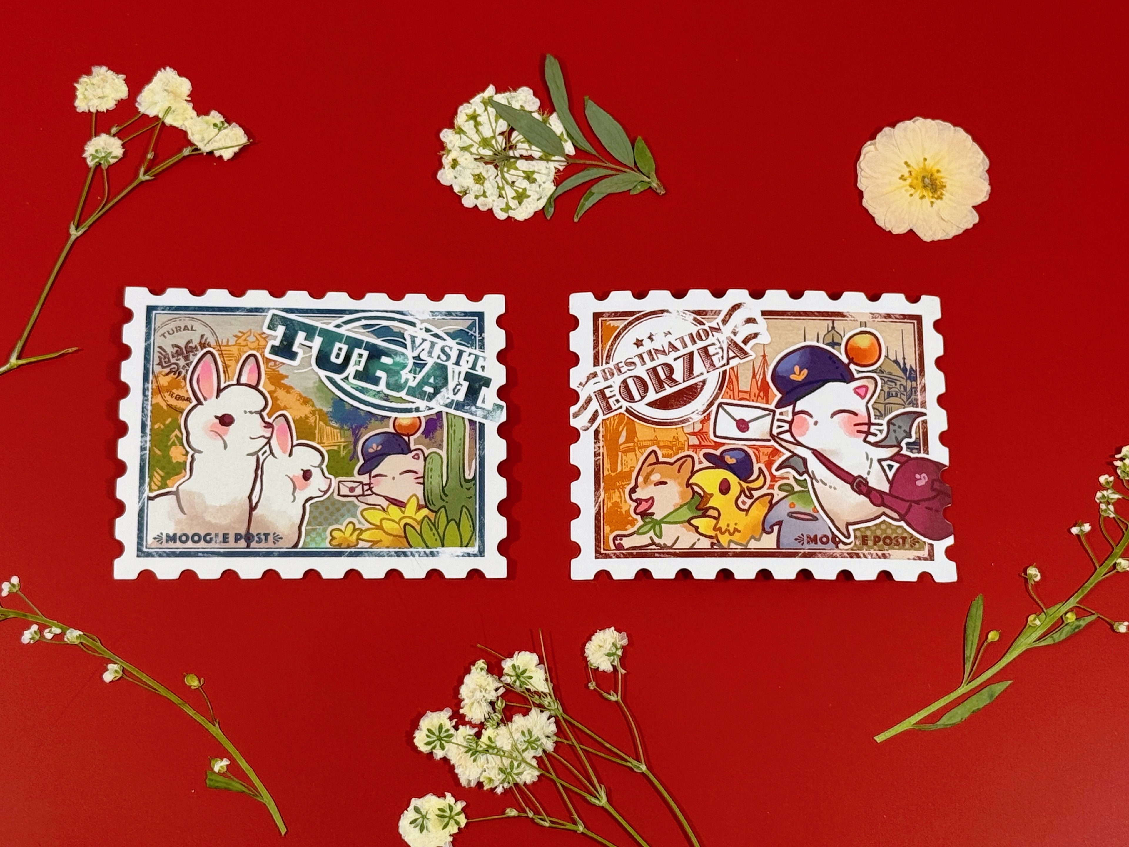 XIV Stamp Stickers