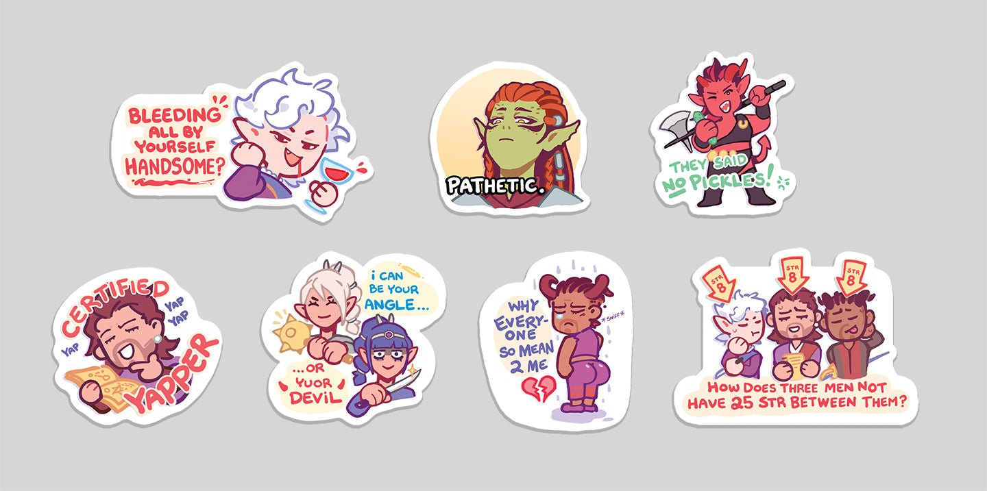 BG3 Stickers