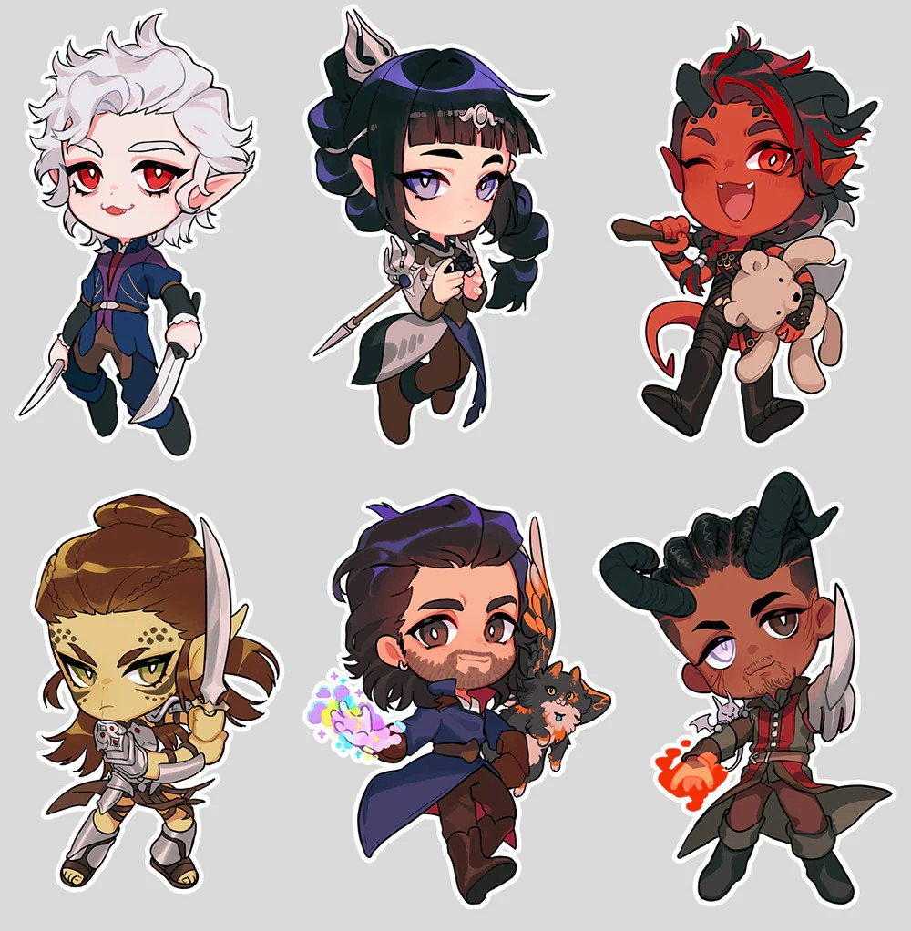 BG3 Standee Charms