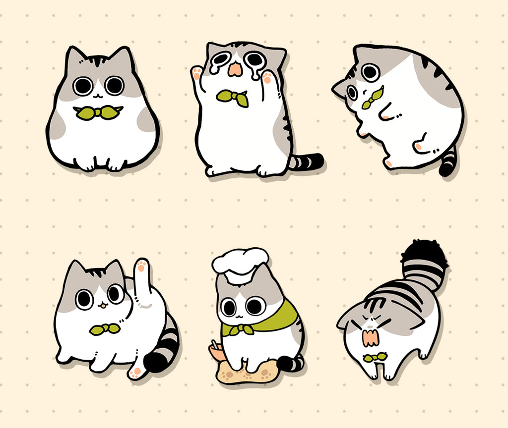 Hoya the Cat Enamel Pins