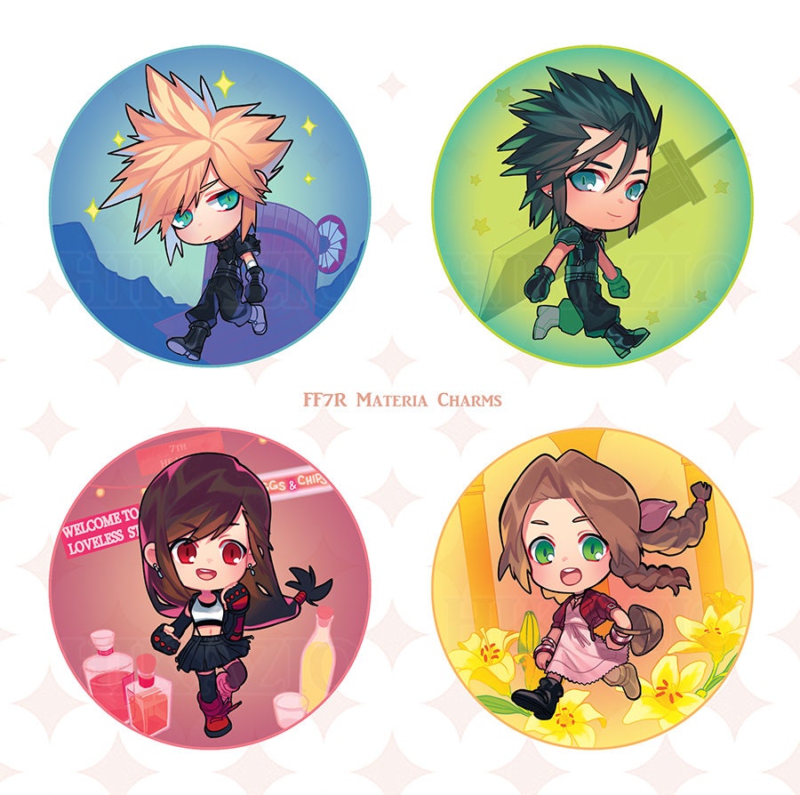 3" Materia Charms