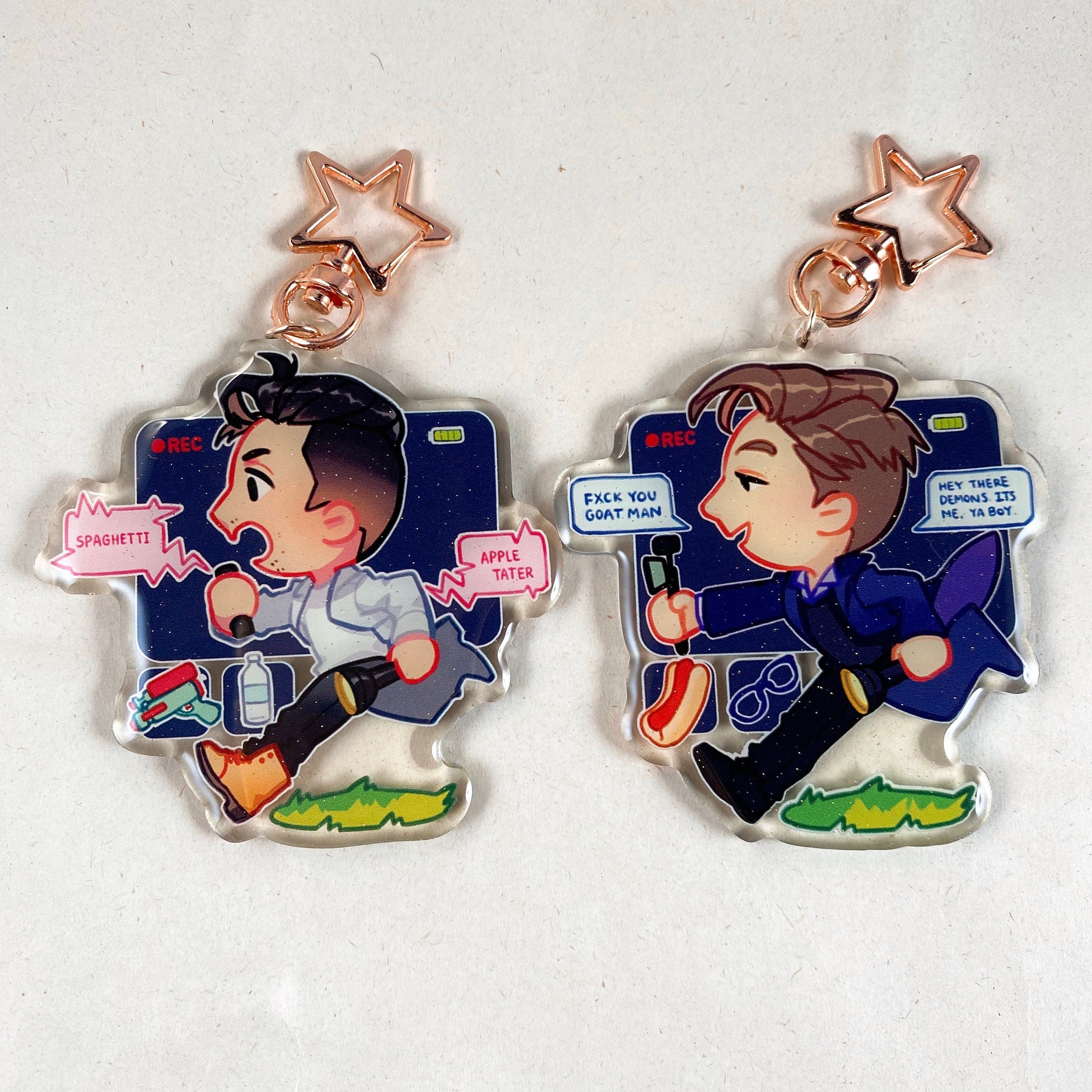 Unsolved 3" Charms