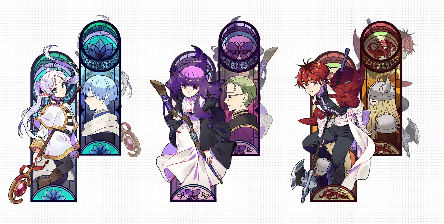 Frieran Stained Glass Charms